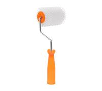 FRCOLOR Rouleau Autonivelant à Pointes Élimine les Bulles en Plastique 13mm Longue Durée pour Peinture Époxy Sol pour Construction de Sols Autonivelants