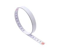FRCOLOR Ruban Adhésif Auto-adhésif en Acier Règle Graduée Métrique Précise 0,1-100mm pour Tables et Comptoirs, Outil pour Menuiserie et Mesure