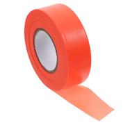 FRCOLOR Ruban de Balisage Réfléchissant 2,5 Cm X 45 M Orange en PVC Non Adhésif Haute Visibilité Nocturne, Solide pour Marquage de Sentiers, Zones Dangereuses et Chasse en Extérieur