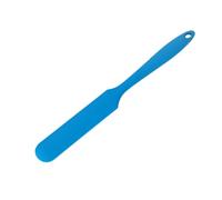 FRCOLOR Spatule en Silicone Bleu Ergonomique Résistante la Chaleur Manche Long, Racloir Léger pour Cuisson, Décoration de Gâteau et Plats de Salade