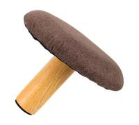 FRCOLOR Tabouret à Genoux Ergonomique en Bois Massif Marron pour Posture | Design Minimaliste, Finition Lisse Naturelle, Pratique de Yoga, Contemplation et Usage Bureau, Gain de Place
