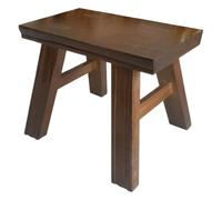 FRCOLOR Tabouret Dimensions 23x14x24 Cm pour Garçon et Filles et Adultes Léger et Rustique Polyvalent en Bois Rectangulaire Salle de Bain Danse