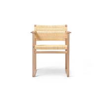 Fredericia Furniture Fauteuil BM62 Rotin-pieds laqués