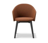 Fredericia Furniture Fauteuil Gomo Armchair à piètement en bois Myr 362-chêne laqué noir