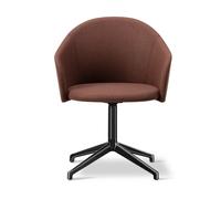 Fredericia Furniture Fauteuil Gomo Armchair pivotant à 4 branches Blazer CUZ4D-noir