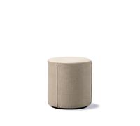 Fredericia Furniture Pouf Mono Grand Linen beige. Ø39 cm