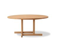 Fredericia Furniture Table basse BM80 Mogensen Coffee Table Ø120 cm Chêne huilé