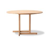Fredericia Furniture Table BM80 Mogensen Shaker Ø120 cm Chêne clair huilé
