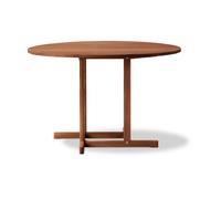 Fredericia Furniture Table BM80 Mogensen Shaker Ø120 cm Chêne fumé huilé