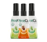 Freeco Anti-Odeur WC (Before You Go) - Spray aux Huiles Essentielles Naturelles. Idéal pour Maison, Bureau, Resto et Voyage. Pack mix de 3x60ml: 2 Parfum Agrumes & 1 Épice
