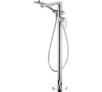 Freestanding bathtub mixer with shower set