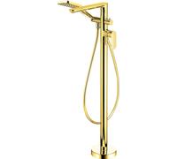 Freestanding bathtub mixer with shower set