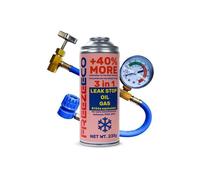 FreezeEco 3-en-1 pour le remplacement du réfrigérant R134a pour climatiseurs avec huile et produit d'étanchéité + tuyau