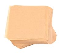 Frefgikty Lot de 500 feuilles de cuisson en papier sulfurisé non blanchi, anti-adhésives, parfaites pour l'emballage