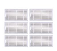 Frefgikty Lot de 6 filtres éponge HEPA pour aspirateur V55 V50 V5 V5S V3 V3S V50 Pro X5 Accessoires