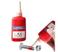 Frein Filet Résistance,Frein Filet Rouge Résistance,Frein Filet Boulon,Colle À Vis,Colle Anaérobie Pour Vis,Frein Filet,Frein Filet Fort,Colle Blocage Vis Écrou,Frein Filet Rouge,50 Ml