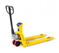 FRENAL WH-25ES-P Transpalette peseur Manuel 2500 kg avec imprimante | Balance à 4 capteurs, tolérance 0,5 %, graduation 0,5 kg, écran LED, fourches 1150 mm, autonomie 30 h, roues PU, acier 4 mm