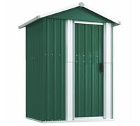 @FRENCH Abri Grande espace - TOP VENTES - Abri de jardin Vert 126 x 97,5 x 177cm Acier galvanisé - Cabane/Chalet et Jardin 71964