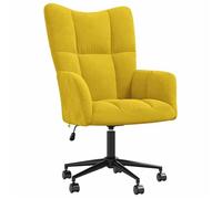 @FRENCH Chaise de relaxation simple - Fauteuil TV individuel - TOP VENTES - Jaune moutarde Velours 6799806