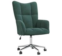 @FRENCH Chaise de relaxation simple - Fauteuil TV individuel - TOP VENTES - Vert foncé Velours 7377432