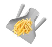 French Fry Scoop Spatule à frire avec poignée, pelle à pop-corn, serveur à haricots de noix, ustensiles de cuisine antidérapants, outil de cuisine portable pour restaurants, snacks, cuisine domestique