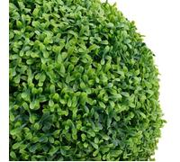 @FRENCH Haute qualité] Luxueux Plante de buis artificiel avec pot Forme de boule Vert 50cm 948901