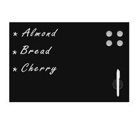 @FRENCH Haute qualité] Luxueux Tableau noir magnétique mural Écriture fluide - Verre 50x30cm 252618