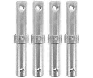 French标题 : Lot De 4 Goupilles De Couplage Pour ÉChafaudage, Connecteurs En Acier Q195, Accessoires Robustes Avec Connecteurs GalvaniséS, DiamèTre 36mm, Espacement 8cm, IdéAl Pour La SéCurité