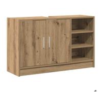 @FRENCH Mobilier pour salle de bain - TOP VENTES - Cabinet de Lavabo avec stockage Chêne artisanal 90 x 29 x 55cm - Armoire de