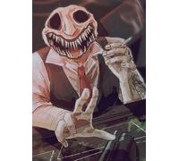 Frenchiart Tableau Métallique Aimanté 30 x 42 cm Buckshot Roulette | 2 Aimants Inclus, Sans Perçage, Personnalisable, Affichage Photos, Facile à Installer