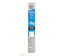 FREPE Étendoir en Acier époxy de 100 cm Blanc