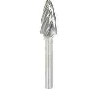 Fresa con vástago cónica esférica de forma L para aleaciones de aluminio, corta