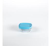 Freshbox - Boite de conservation carrée couvercle bleu 15cl