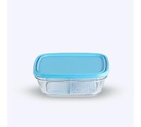 Freshbox - Boite de conservation rectangulaire couvercle bleu 1,65L