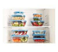 Freshbox - Set de 3 boites de conservation carrées multi-tailles