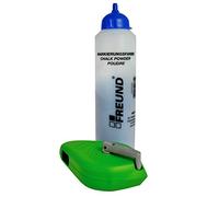 FREUND 03020000 kit de cordeau à tracer avec poudre de traçage bleu 300ml