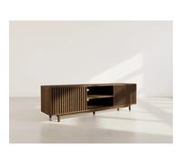 Freya - meuble tv 180 cm - 2 portes et 2 niches