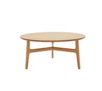 Freya Table Basse Chêne Massif Huilé Ø 85 x H 40 cm