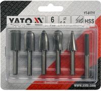 FREZY TRZPIENIOWE DO METALU FI 6MM 6SZT YT-61711 YATO