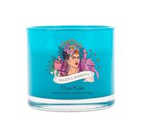 Frida Kahlo Graceful Moments - Petite bougie parfumée dans un verre - Cadeau pour femme - Bougie parfumée florale - Longue durée de combustion (30 h) - Bougie parfumée à la cire de soja