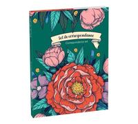 Frida Kahlo, Set de correspondance 12x16,5 cm contenant 8 cartes simples 11x15,5 cm assorties et 8 enveloppes Pollen C6 blanc naturel