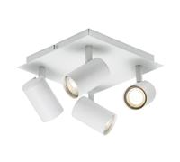 Nordlux Plafonnier 4 spots FRIDA - Métal et plastique - Blanc - GU10 - 49820101