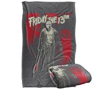 Friday The 13Th Drip Plaid ultra doux au toucher soyeux - 91 x 147 cm