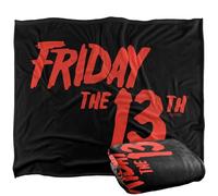 Friday The 13Th Logo Plaid ultra doux au toucher soyeux - 152 x 127 cm