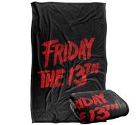 Friday The 13Th Logo Plaid ultra doux au toucher soyeux - 91 x 147 cm
