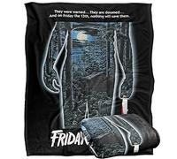 Friday The 13Th Poster Plaid ultra doux au toucher soyeux - 152 x 127 cm