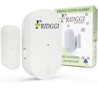 FRIDGGI - Mini Alarme de Porte Frigo et réfrigérateur, Alertes avec délai incrémental à 60, 120 et 180 Secondes, Carillon ou Sirène 80 à 110 DB, Rappel de Porte Ouverte. (Blanc)