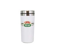 FRIENDS Central Perk - Tasse de voyage réutilisable Bouteille Isotherme pour Café et Thé | Facile à Nettoyer | Garde les boissons chaudes | Capacité 450 ml