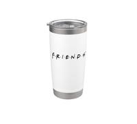 Friends Logo Gobelet isotherme en acier inoxydable double paroi