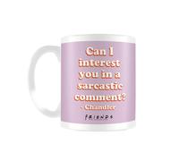 Friends Mug avec citation Chandler (taille unique) (blanc/rose) One Size Blanc/R